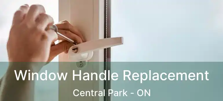 Window Handle Replacement Central Park - ON
