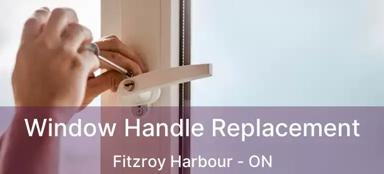 Window Handle Replacement Fitzroy Harbour - ON