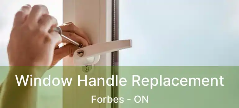 Window Handle Replacement Forbes - ON