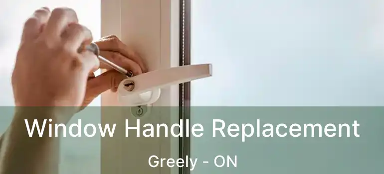 Window Handle Replacement Greely - ON