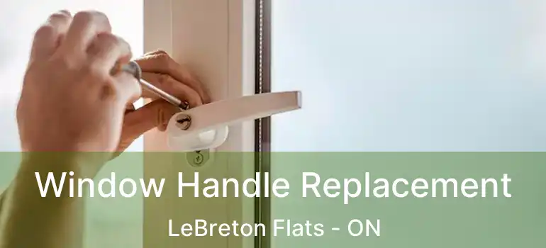 Window Handle Replacement LeBreton Flats - ON