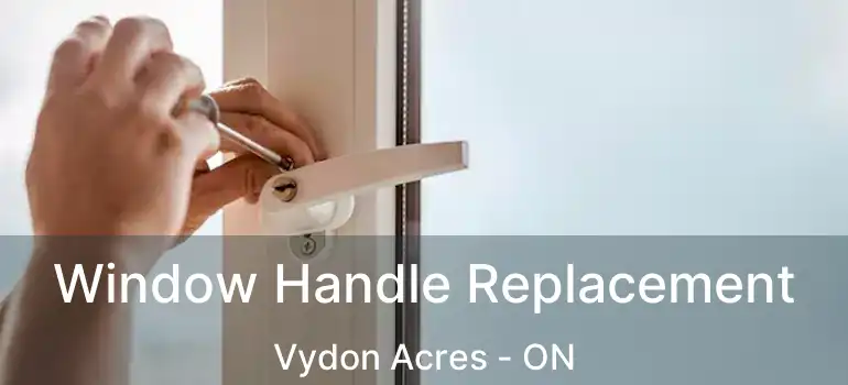 Window Handle Replacement Vydon Acres - ON