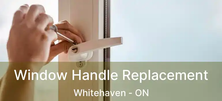 Window Handle Replacement Whitehaven - ON
