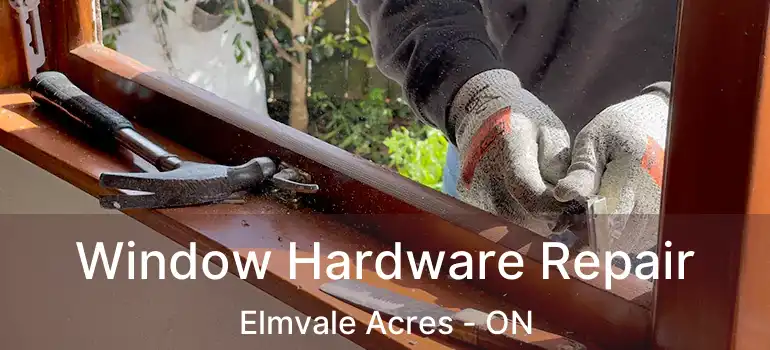 Window Hardware Repair Elmvale Acres - ON