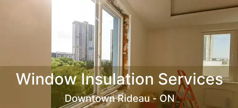Window Insulation Services Downtown Rideau - ON