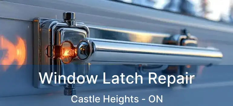  Window Latch Repair Castle Heights - ON