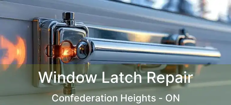 Window Latch Repair Confederation Heights - ON