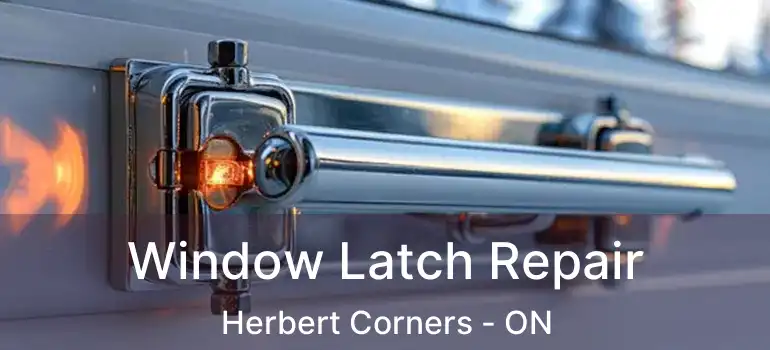 Window Latch Repair Herbert Corners - ON