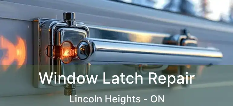 Window Latch Repair Lincoln Heights - ON