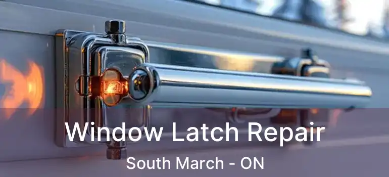  Window Latch Repair South March - ON