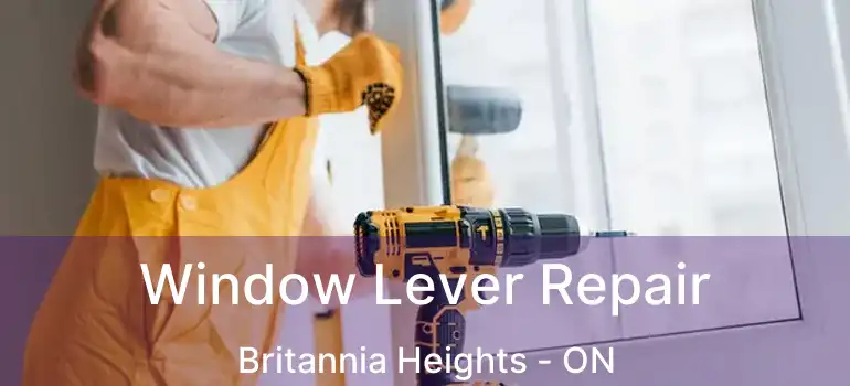 Window Lever Repair Britannia Heights - ON