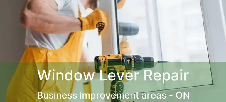  Window Lever Repair Business improvement areas - ON