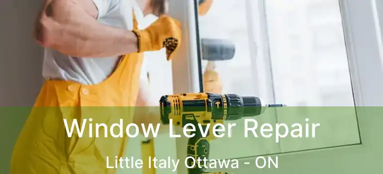  Window Lever Repair Little Italy Ottawa - ON