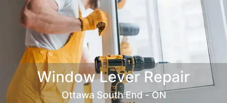  Window Lever Repair Ottawa South End - ON