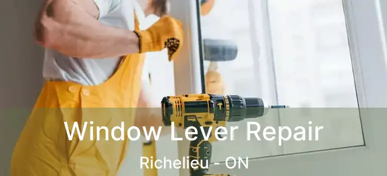  Window Lever Repair Richelieu - ON