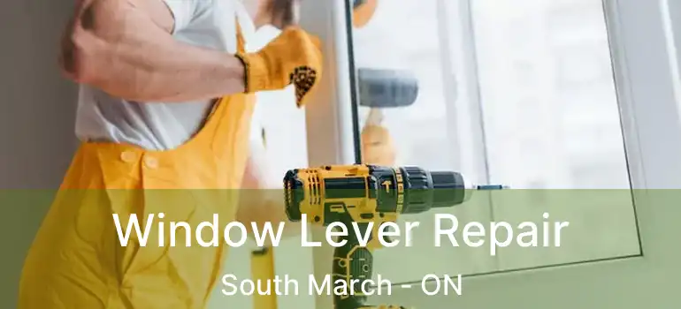 Window Lever Repair South March - ON