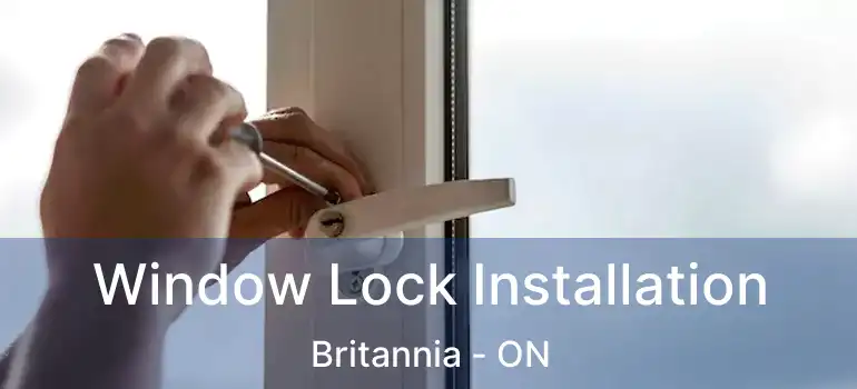  Window Lock Installation Britannia - ON