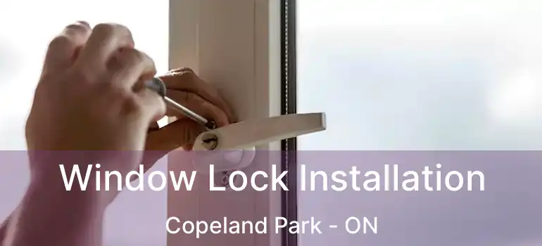  Window Lock Installation Copeland Park - ON