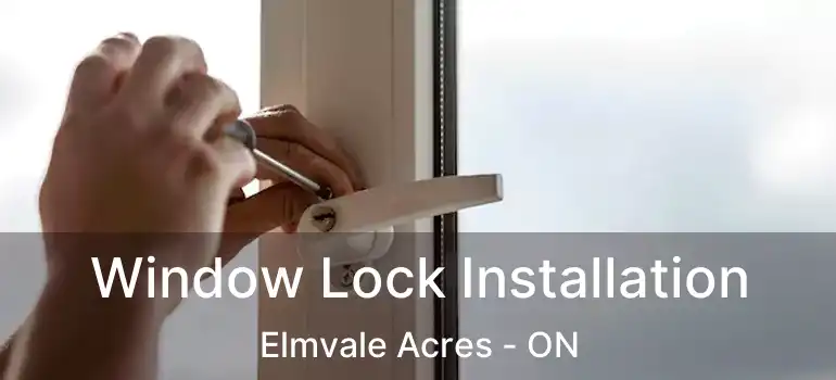  Window Lock Installation Elmvale Acres - ON
