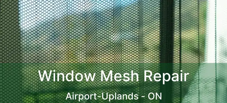  Window Mesh Repair Airport-Uplands - ON