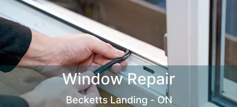 Window Repair Becketts Landing - ON