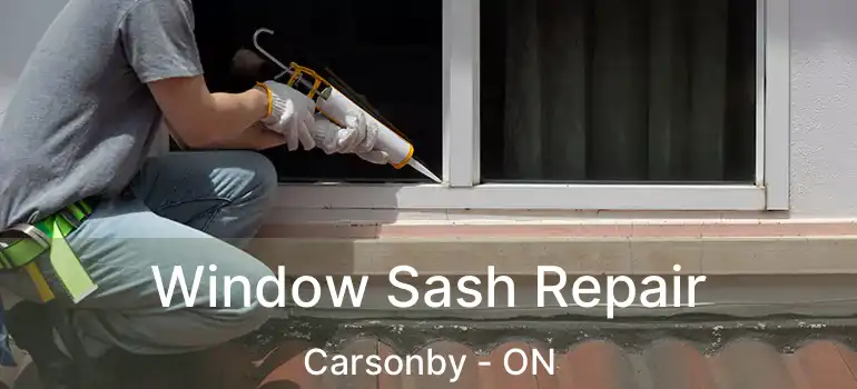 Window Sash Repair Carsonby - ON