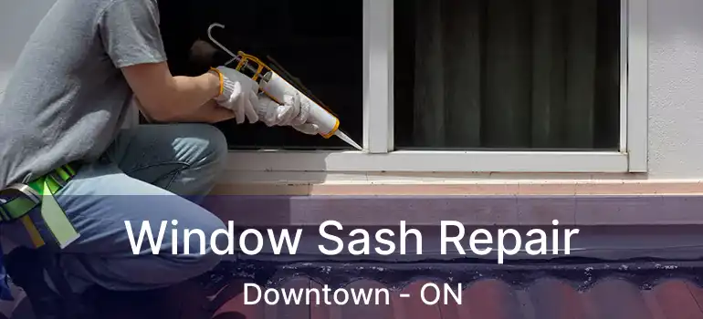 Window Sash Repair Downtown - ON