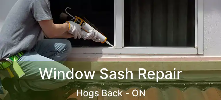 Window Sash Repair Hogs Back - ON