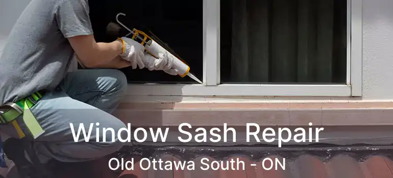 Window Sash Repair Old Ottawa South - ON
