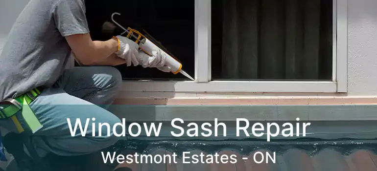 Window Sash Repair Westmont Estates - ON