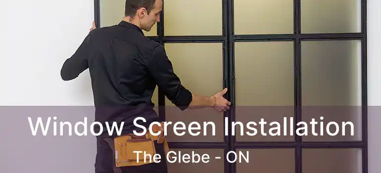  Window Screen Installation The Glebe - ON