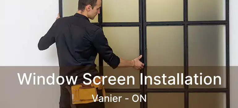 Window Screen Installation Vanier - ON