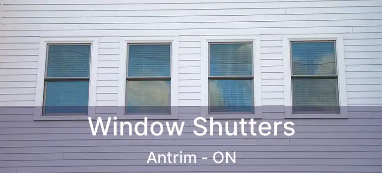 Window Shutters Antrim - ON
