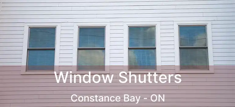 Window Shutters Constance Bay - ON