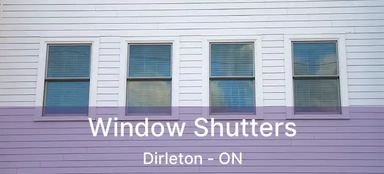Window Shutters Dirleton - ON