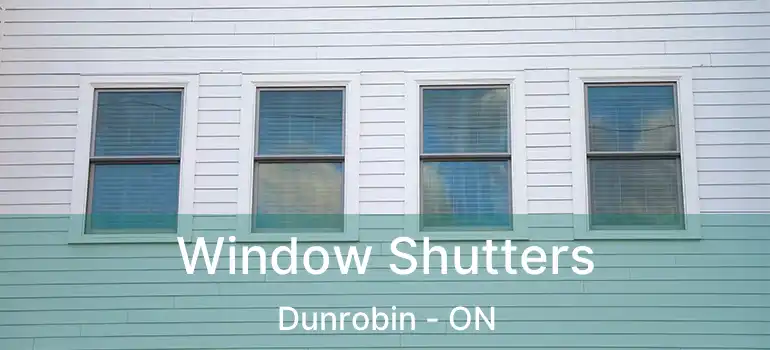 Window Shutters Dunrobin - ON