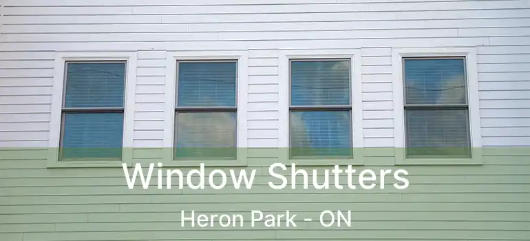 Window Shutters Heron Park - ON