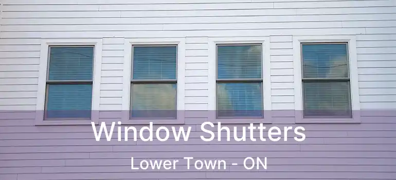  Window Shutters Lower Town - ON