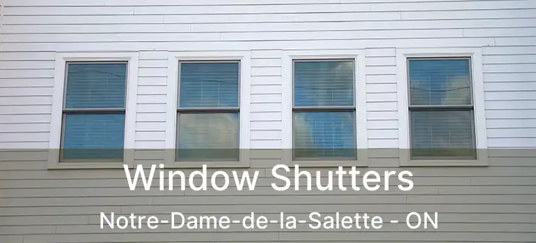 Window Shutters Notre-Dame-de-la-Salette - ON
