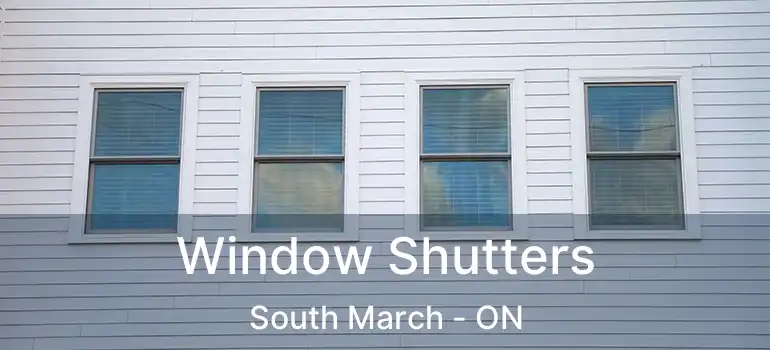 Window Shutters South March - ON