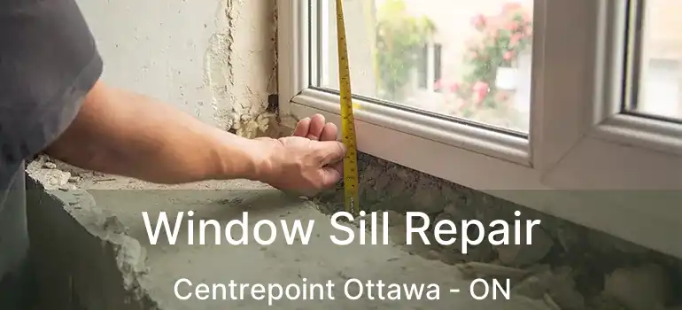 Window Sill Repair Centrepoint Ottawa - ON