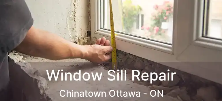  Window Sill Repair Chinatown Ottawa - ON