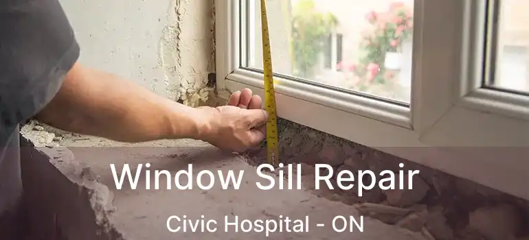 Window Sill Repair Civic Hospital - ON
