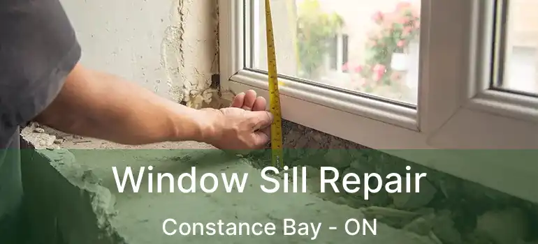 Window Sill Repair Constance Bay - ON