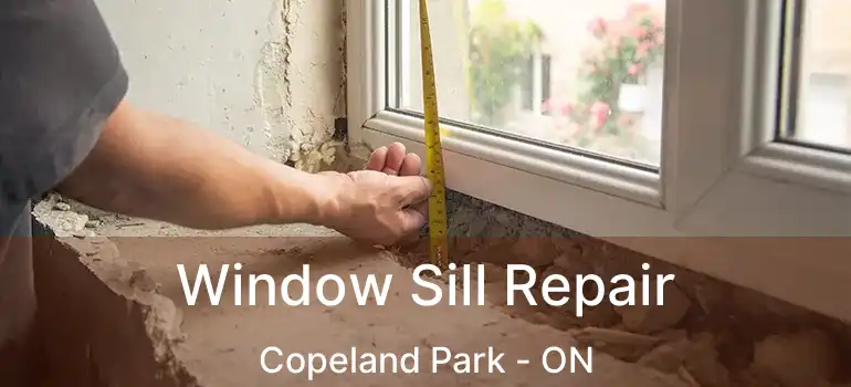Window Sill Repair Copeland Park - ON