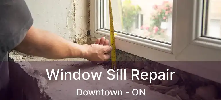  Window Sill Repair Downtown - ON