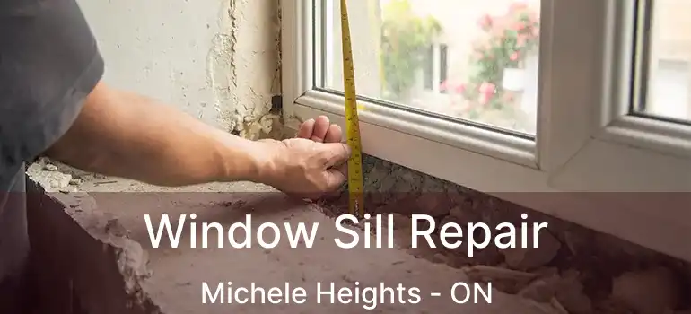  Window Sill Repair Michele Heights - ON