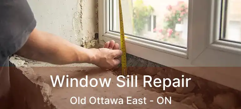 Window Sill Repair Old Ottawa East - ON