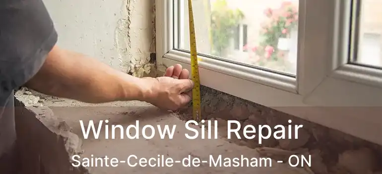 Window Sill Repair Sainte-Cecile-de-Masham - ON