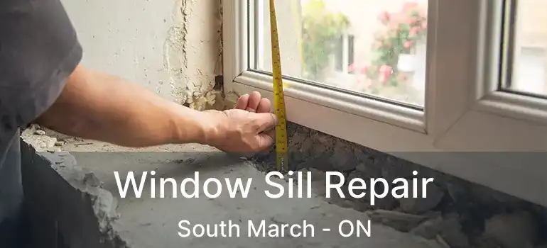 Window Sill Repair South March - ON